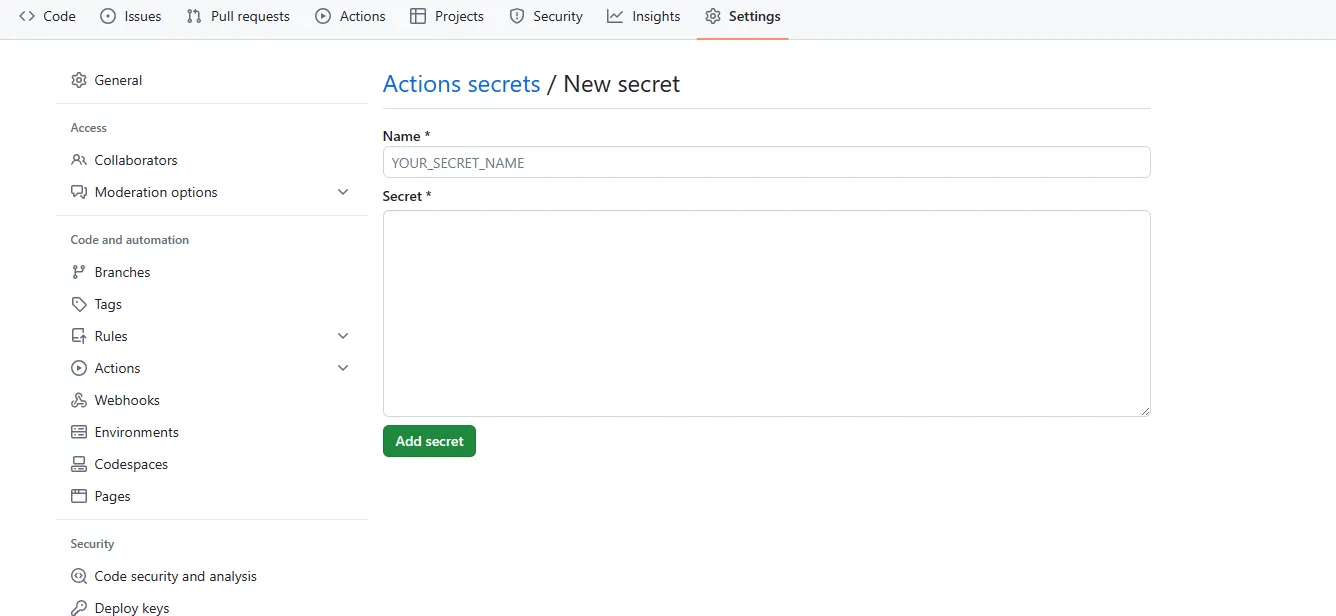 secret